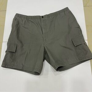 Q Cargo Shorts‎ Green  Zip Size 40 Mens 4 Pockets Cotton